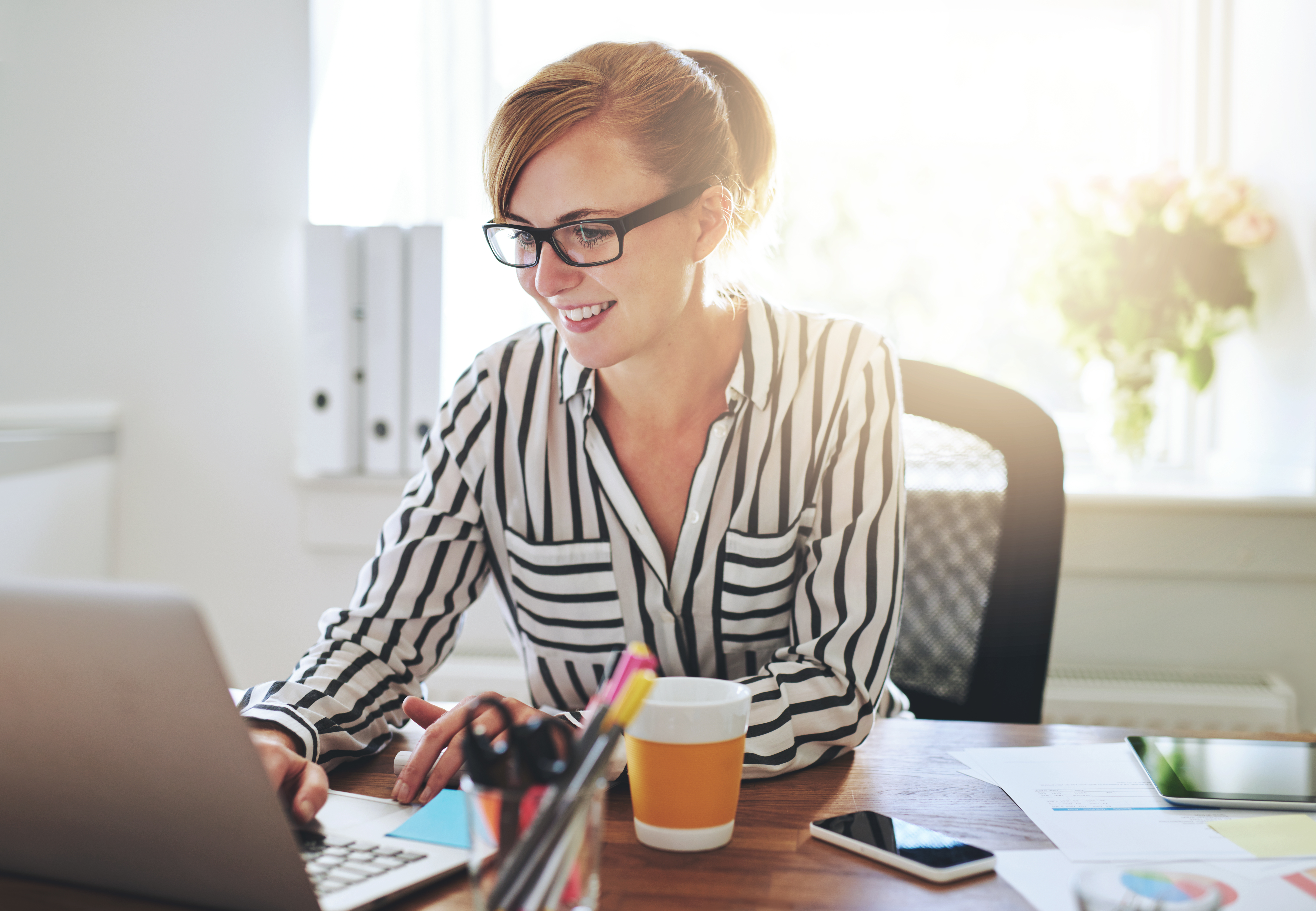 How can I keep readers interested in my marketing message?